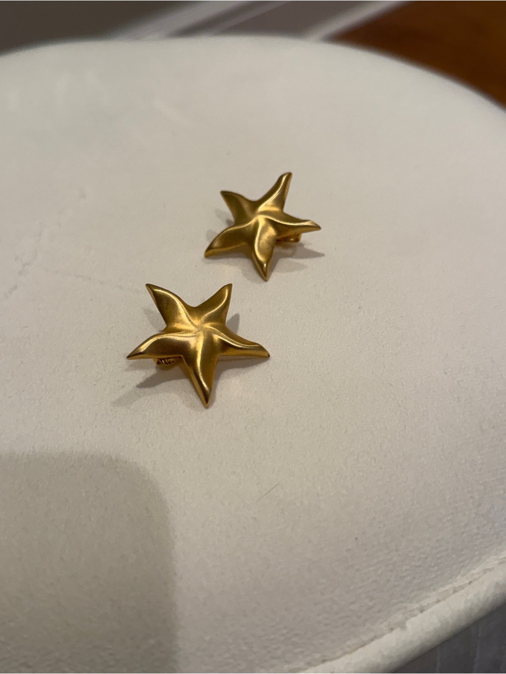 Star/starfish clip on earrings